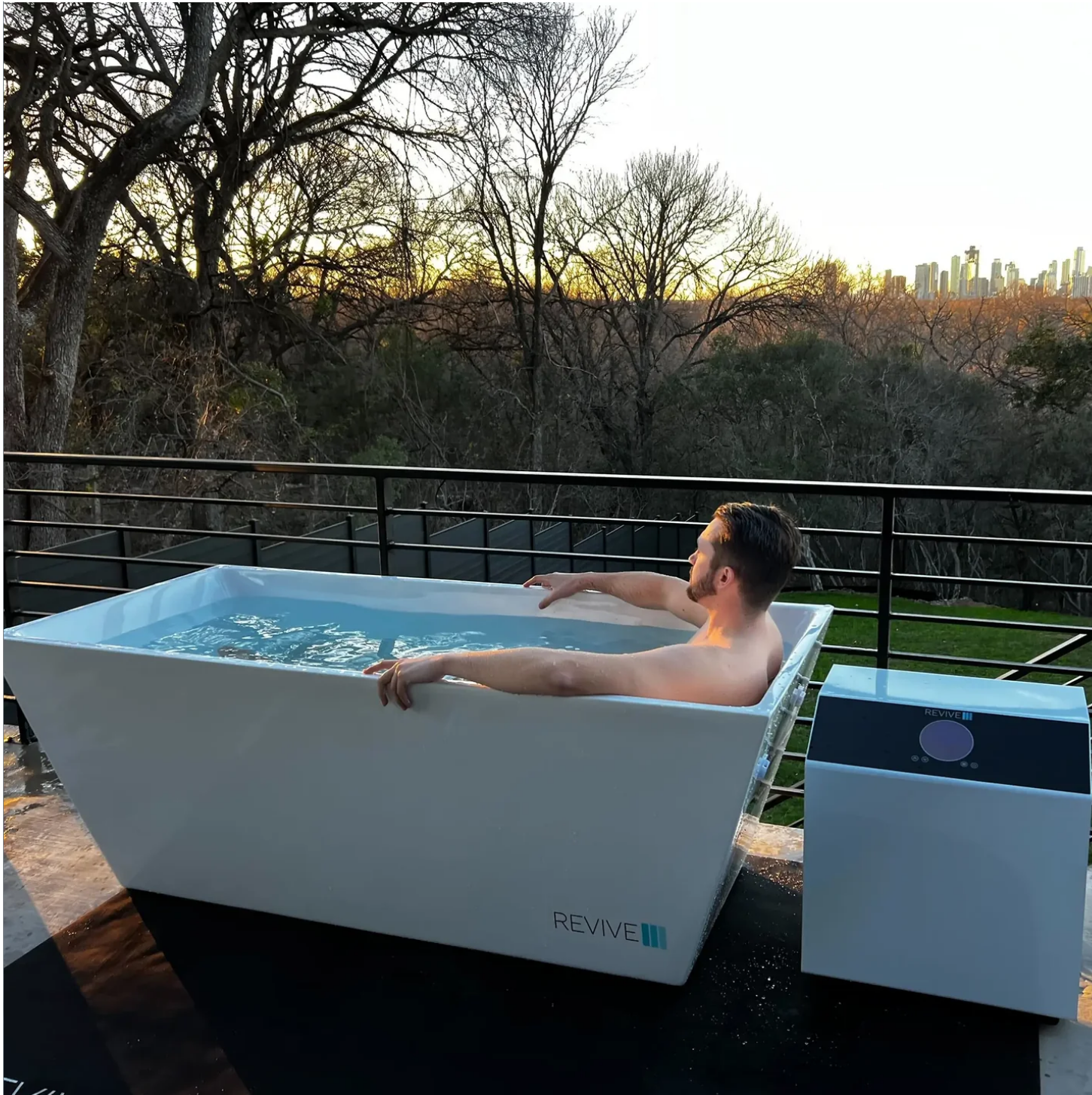 Revive Plunge Acrylic Cold Plunge Tub – Premium Insulated, Chiller-Ready Cold Therapy Tub