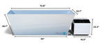 Revive Plunge Acrylic Cold Plunge Tub – Premium Insulated, Chiller-Ready Cold Therapy Tub