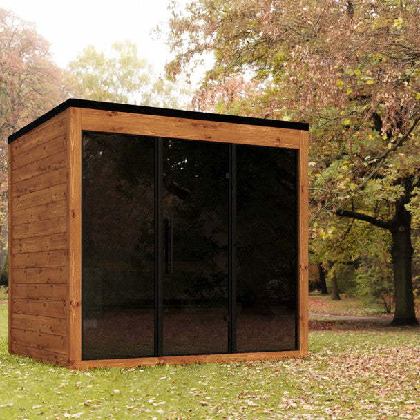 ALEKO Aris Outdoor Sauna with Harvia Heater – 4 Person