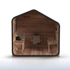 ALEKO Bluet Rustic Cedar Outdoor Sauna – 6 Person