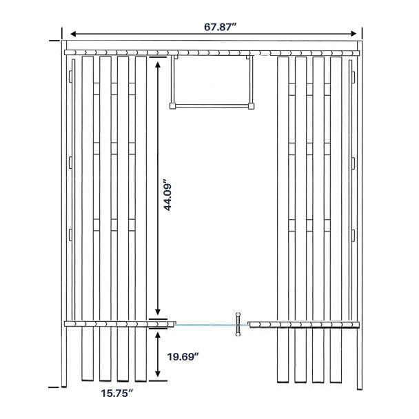 Aleko Aster 3–5 Person Barrel Outdoor Sauna with Porch – Spacious Backyard Sauna for Heat Therapy, Relaxation & Recovery