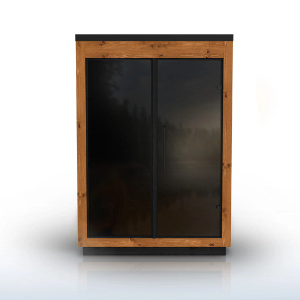 ALEKO Aris Scots Pine Thermowood Outdoor Sauna – 2 Person