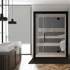 ALEKO Orchid Indoor Sauna – 3 Person Traditional Steam Sauna