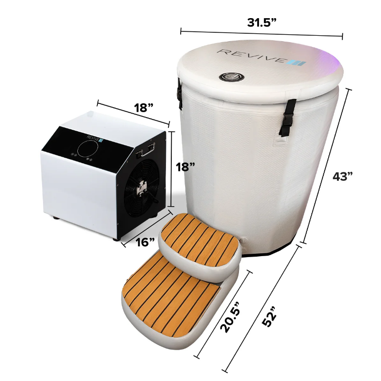 Revive Plunge Inflatable Barrel Cold Plunge – Premium Portable Ice Bath