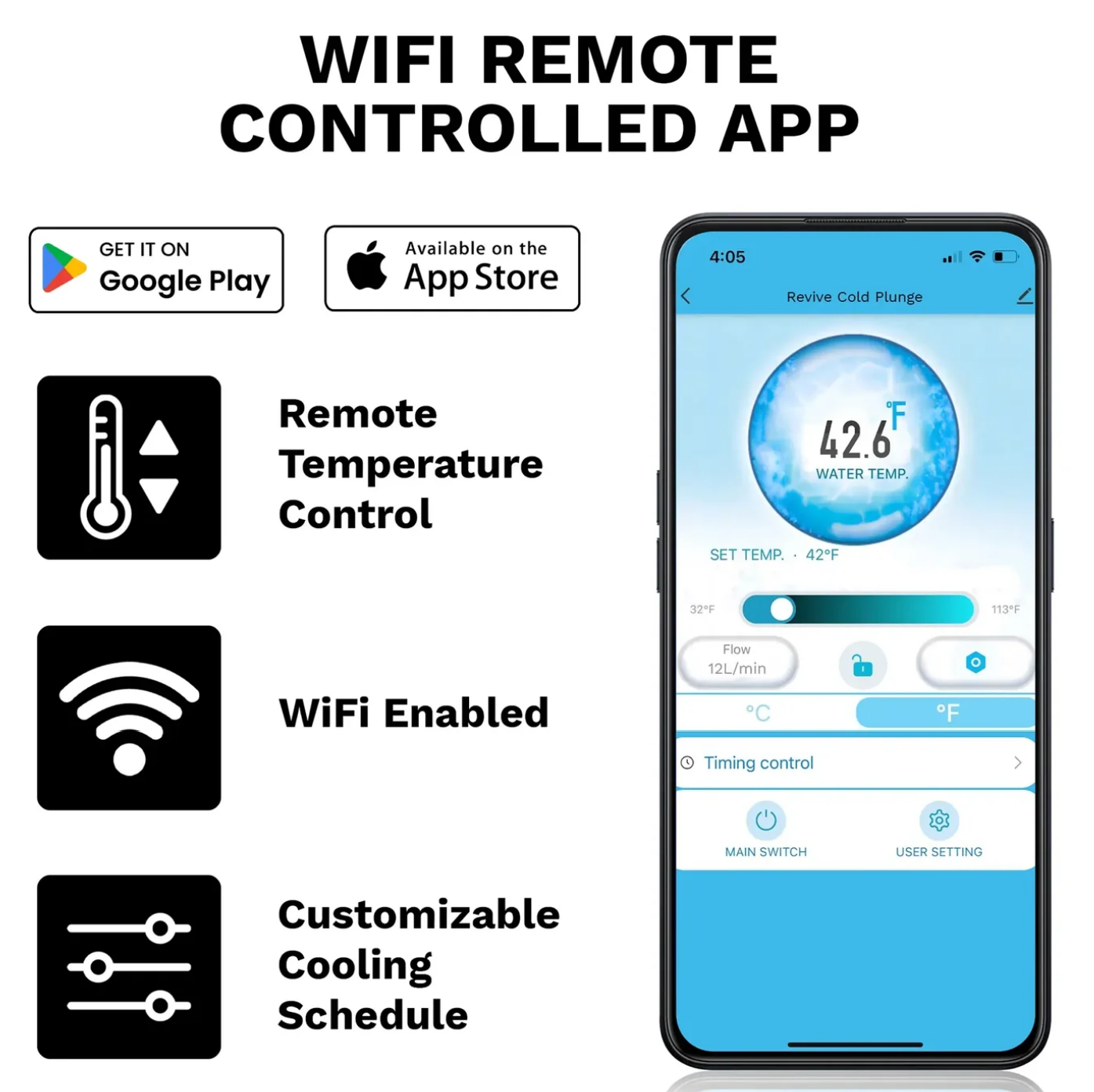 Revive Plunge Inflatable Cold Plunge Tub – Portable Insulated Ice Bath for Full-Body Recovery