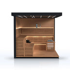 ALEKO Camellia Outdoor Wet & Dry Sauna – 7–8 Person