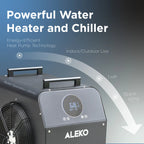 ALEKO Arctica Inflatable Cold Plunge Tub + 1HP Chiller & Heater Kit – Hot & Cold Therapy System