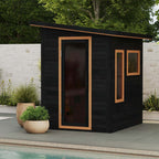 ALEKO Selenia Red Cedar Outdoor Sauna – 4 Person
