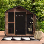 ALEKO Bluet Rustic Cedar Outdoor Sauna – 6 Person