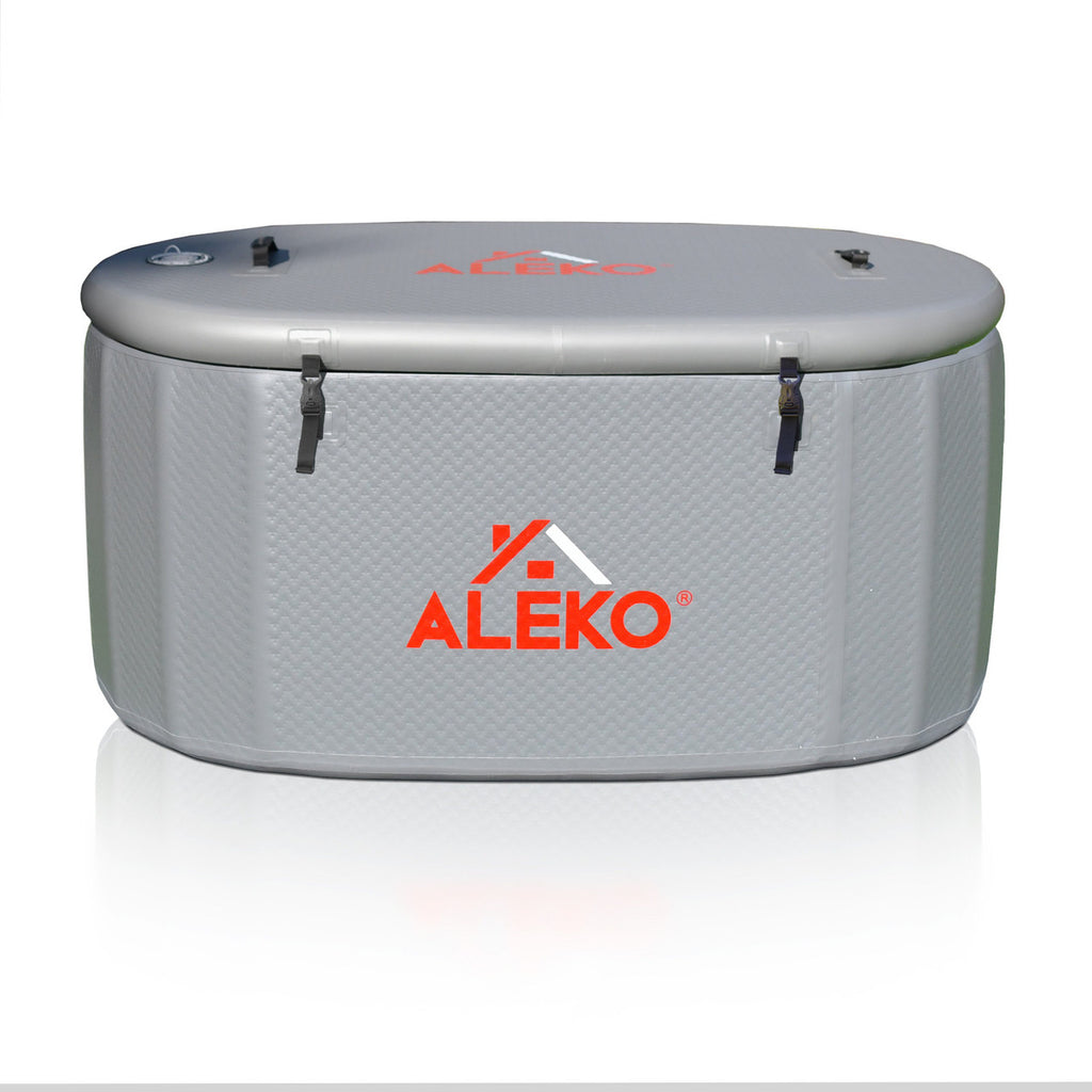 ALEKO Arctica Inflatable Cold Plunge Tub + 1HP Chiller & Heater Kit – Hot & Cold Therapy System