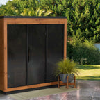 ALEKO Aris Outdoor Sauna with Harvia Heater – 4 Person