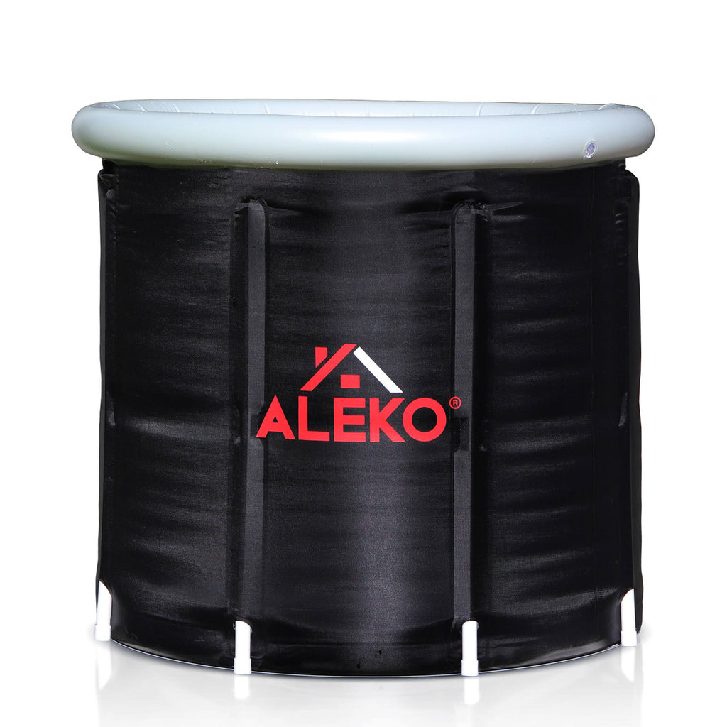 Aleko Portable Ice Bath Cold Plunge with Cover and Carry Bag