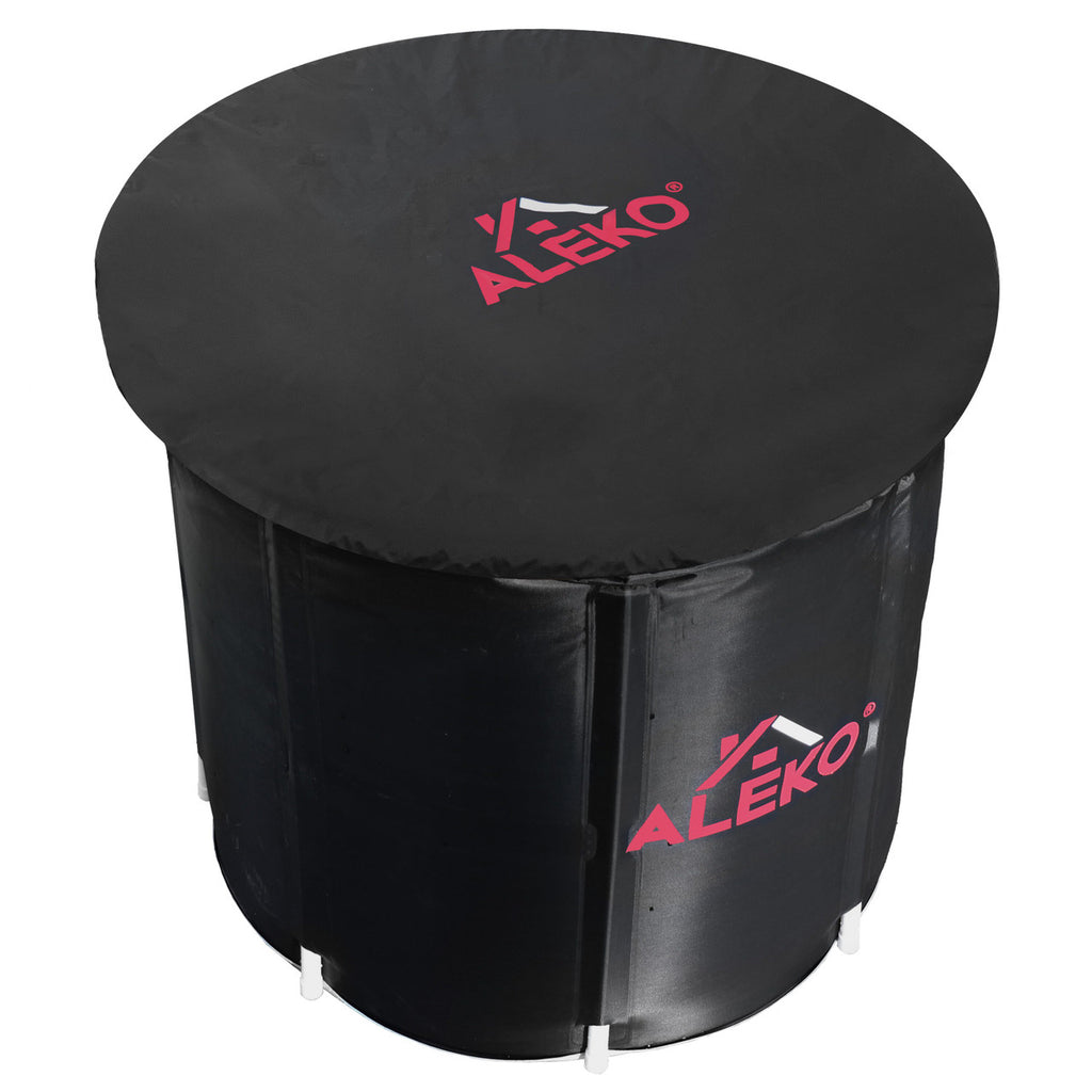Aleko Portable Ice Bath Cold Plunge with Cover and Carry Bag