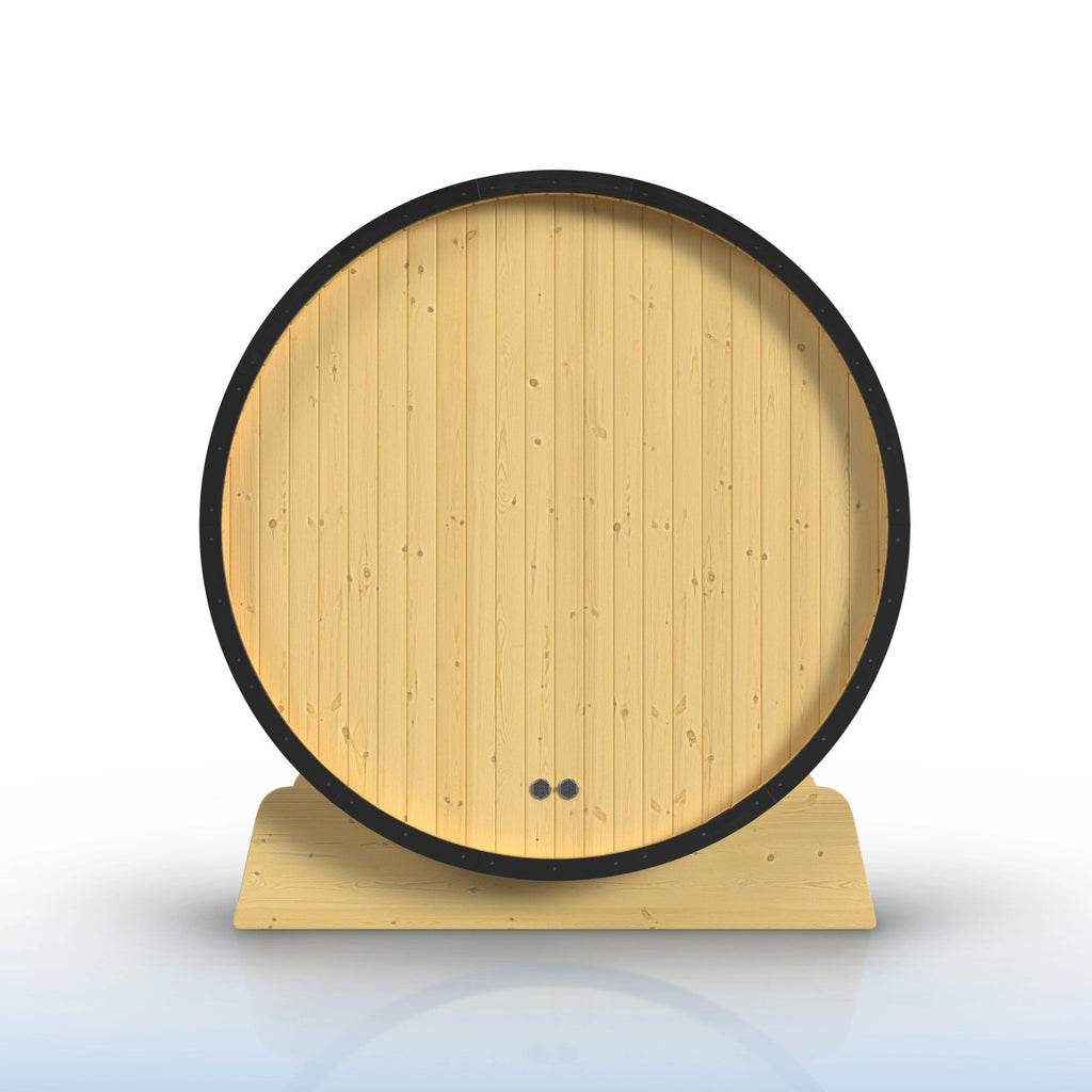 Aleko Celasia 3–4 Person White Finland Pine Barrel Sauna – Outdoor Compact Sauna for Wellness, Heat Therapy & Home Spa Relaxation