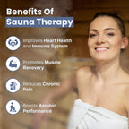 ALEKO Viola Canadian Hemlock Traditional Sauna – 3–4 Person Compact Indoor Spa