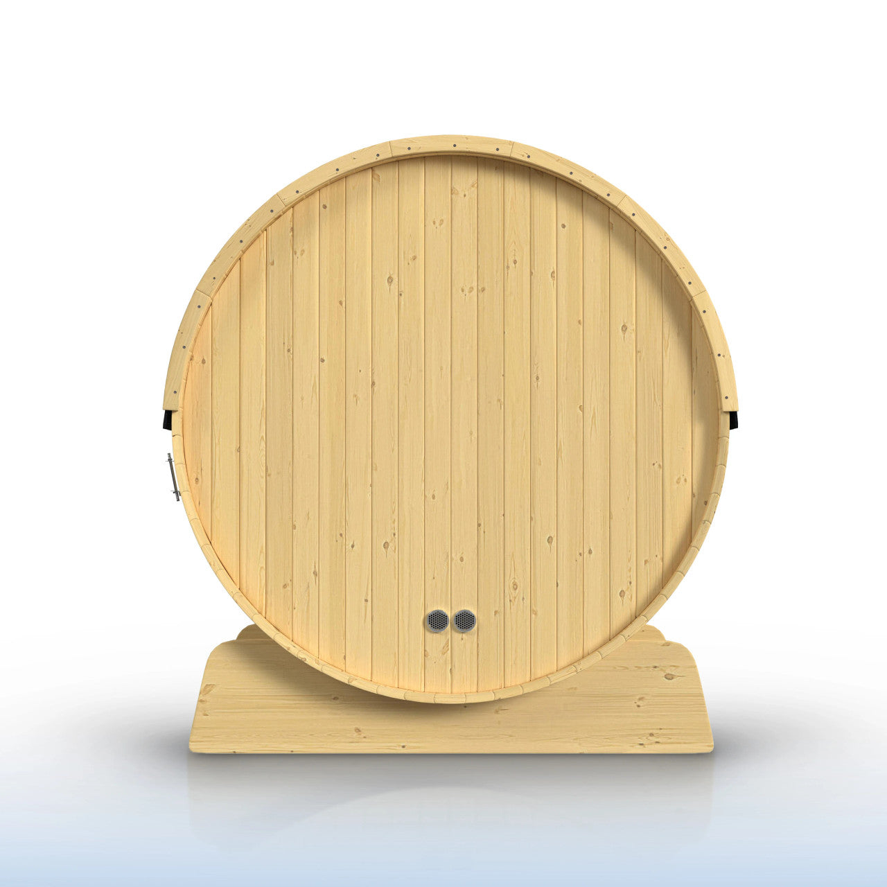 Aleko Anémona 3–4 Person White Finland Pine Barrel Sauna – Compact Outdoor Sauna for Relaxation, Detox & Wellness