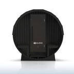 Aleko Aster 3–5 Person Barrel Outdoor Sauna with Porch – Spacious Backyard Sauna for Heat Therapy, Relaxation & Recovery