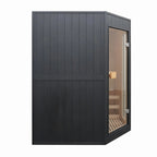 ALEKO Viola Canadian Hemlock Traditional Sauna – 3–4 Person Compact Indoor Spa