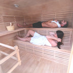 ALEKO Canadian Hemlock Outdoor Sauna with 8 kW UL-Certified Heater – 8 Person