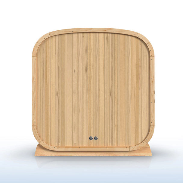 ALEKO Arnica 4-Person Rustic Cedar Square Outdoor Sauna