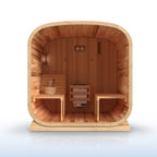 ALEKO Arnica 4-Person Rustic Cedar Square Outdoor Sauna