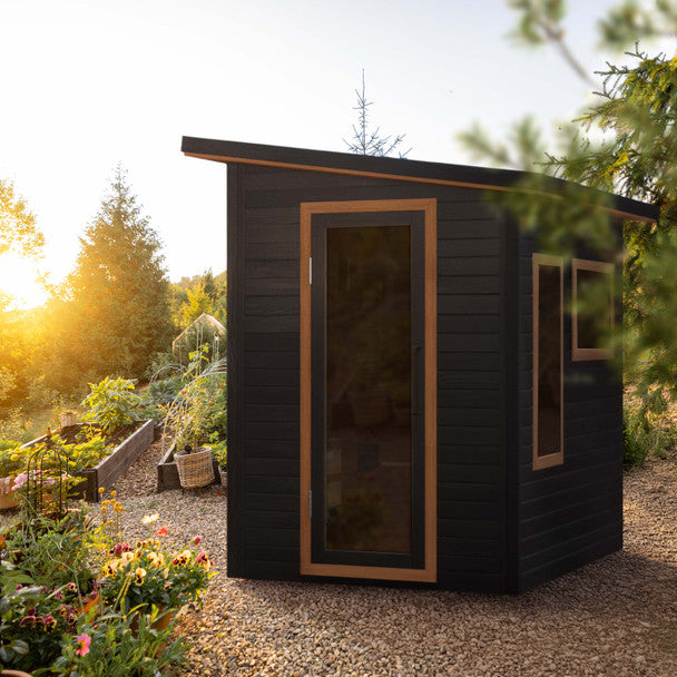 ALEKO Selenia Red Cedar Outdoor Sauna – 4 Person