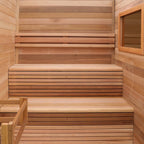 ALEKO Selenia Red Cedar Outdoor Sauna – 4 Person