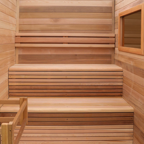 ALEKO Selenia Red Cedar Outdoor Sauna – 4 Person