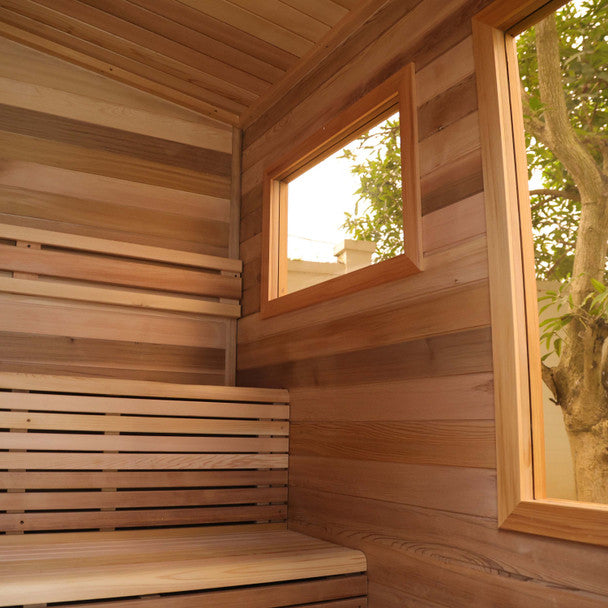ALEKO Selenia Red Cedar Outdoor Sauna – 4 Person