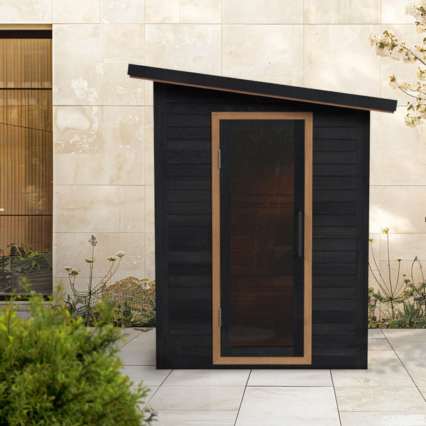 ALEKO Selenia Red Cedar Outdoor Sauna – 4 Person