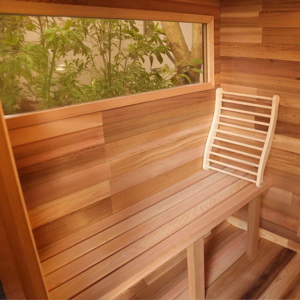 ALEKO Bluet Rustic Cedar Outdoor Sauna – 6 Person