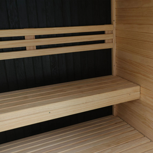 ALEKO Orchid Indoor Sauna – 3 Person Traditional Steam Sauna
