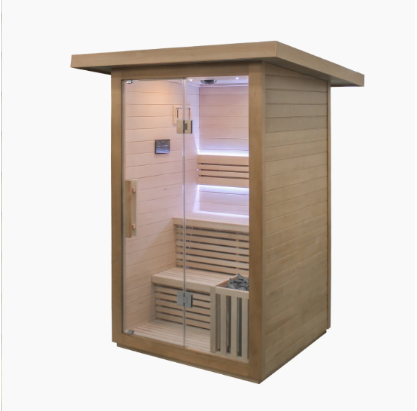 Revive Plunge 2-Person Traditional Sauna – Compact Luxury Home Sauna for Deep Detox & Relaxation