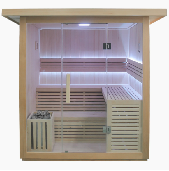 Revive Plunge 4 Person Traditional Sauna – Large Capacity Home Sauna for Detox, Recovery & Performance