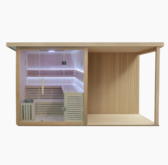 Revive Plunge 6-Person Traditional Sauna – Luxury Large-Capacity Home Sauna for Deep Detox, Recovery & Performance