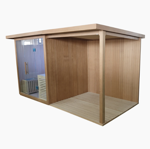 Revive Plunge 6-Person Traditional Sauna – Luxury Large-Capacity Home Sauna for Deep Detox, Recovery & Performance