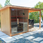 Revive Plunge 6-Person Traditional Sauna – Luxury Large-Capacity Home Sauna for Deep Detox, Recovery & Performance