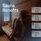 ALEKO Arnica 4-Person Rustic Cedar Square Outdoor Sauna