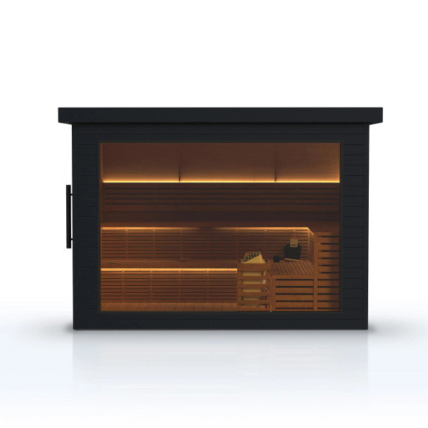 ALEKO Camellia Outdoor Wet & Dry Sauna – 7–8 Person