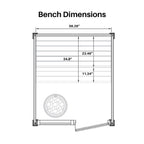ALEKO Aris Scots Pine Thermowood Outdoor Sauna – 2 Person