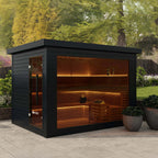 ALEKO Camellia Outdoor Wet & Dry Sauna – 7–8 Person