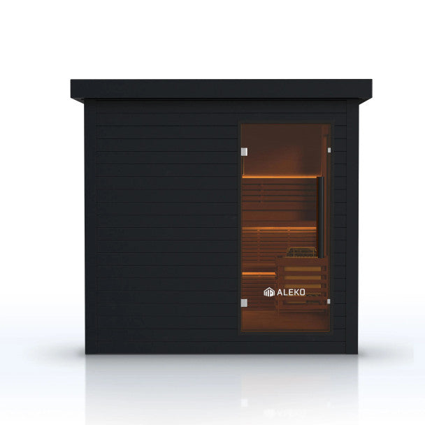 ALEKO Camellia Outdoor Wet & Dry Sauna – 7–8 Person
